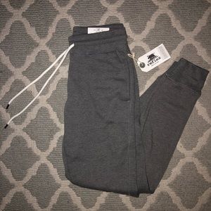 Gray Reflex Joggers